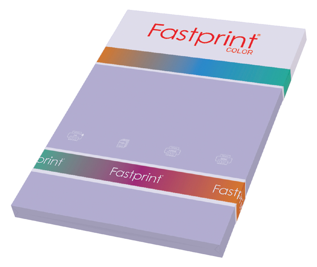 Kopieerpapier Fastprint A4 120gr lila 100vel